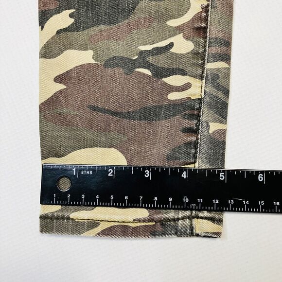 Kut from the Kloth Size 4 Camo Moto Pants Women Mia Toothpick Ankle Skinny Jeans - Picture 9 of 12